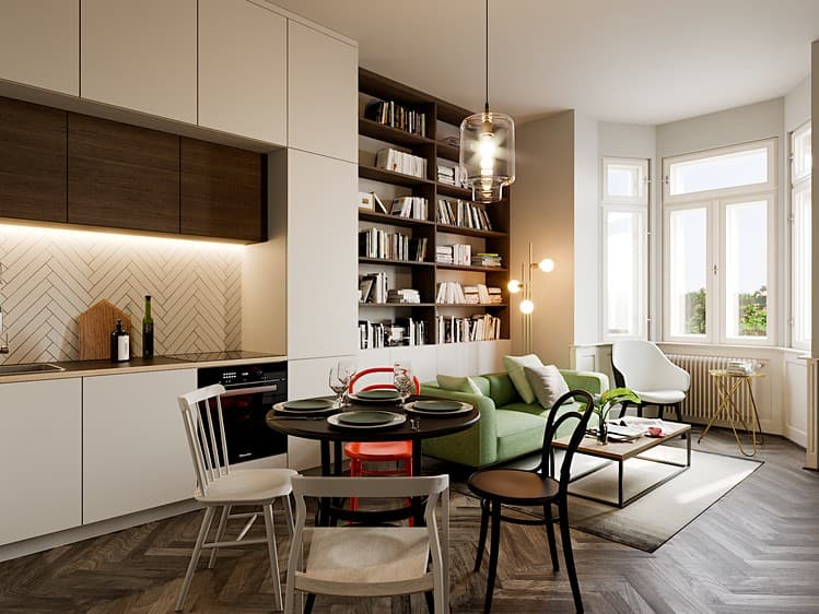 Pronájem bytu 2+kk 57 m²