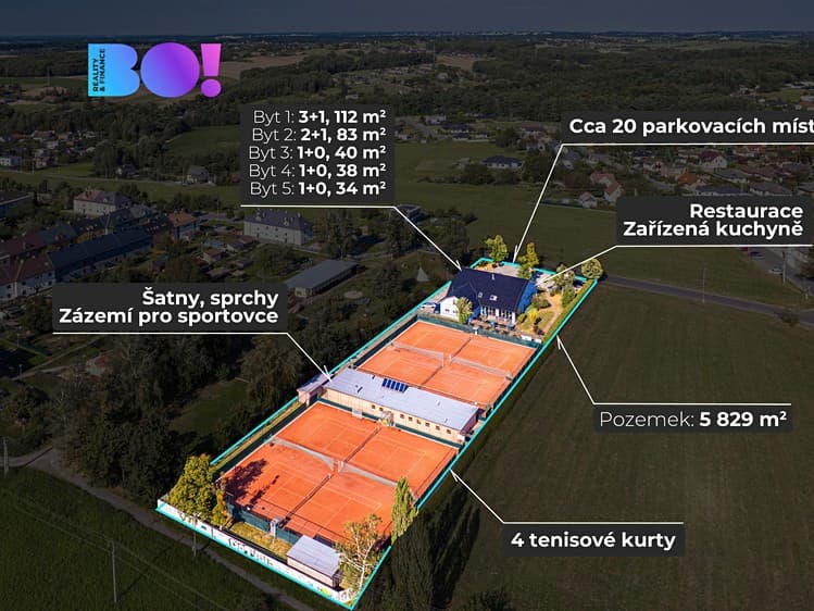 Prodej ubytovacího zařízení 600 m²