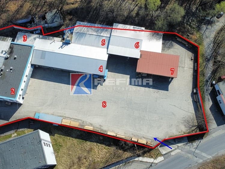 Prodej výrobní haly, prostoru 2 008 m²
