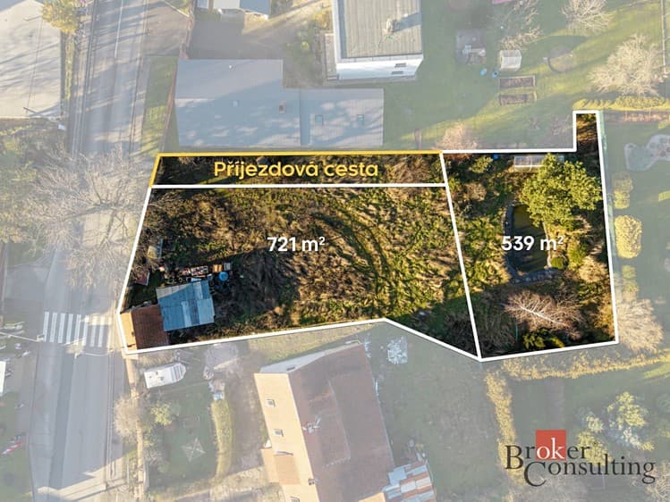 Prodej stavebního pozemku 1 402 m²