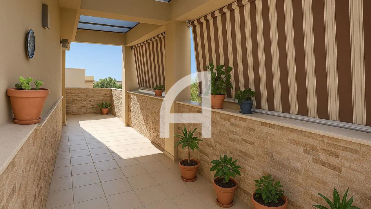Espectacular ático en venta con terraza de 85m2, que da toda la vuelta a la vivienda. Tiene orientación suroeste con vis