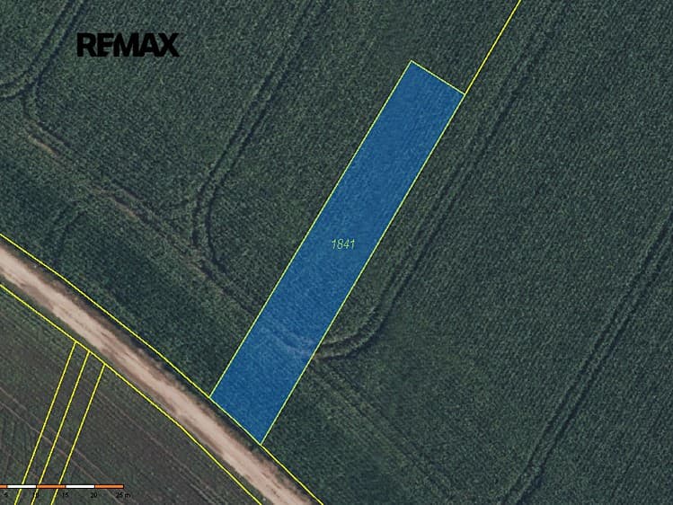 Prodej podílu 1/2 pole 387 m²