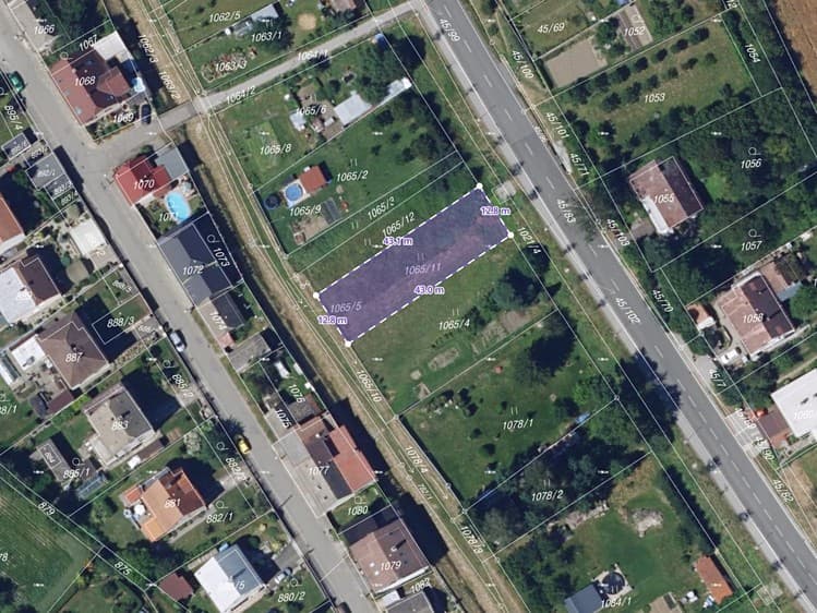 Prodej zahrady 550 m²