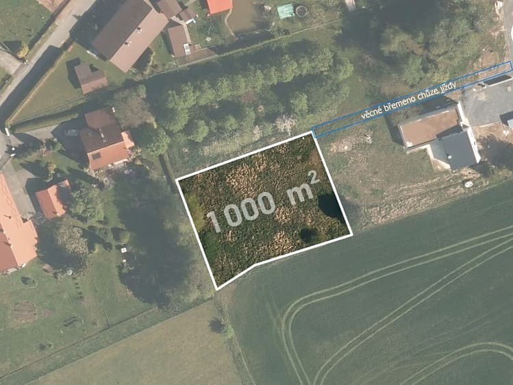 Prodej stavebního pozemku 1 000 m²