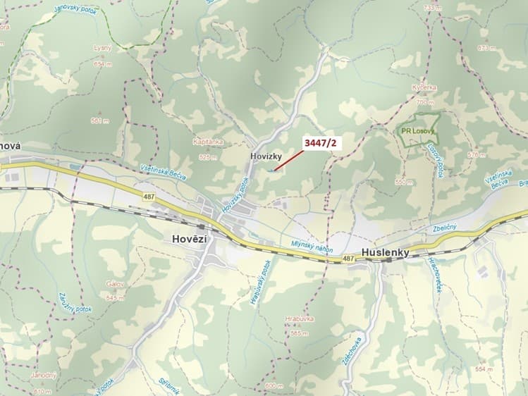Dražba lesa 550 m²