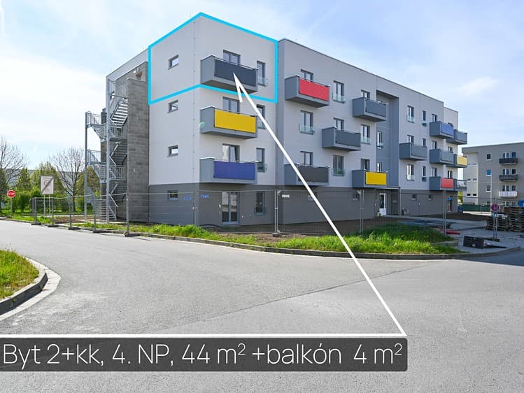 Pronájem bytu 2+kk 44 m²