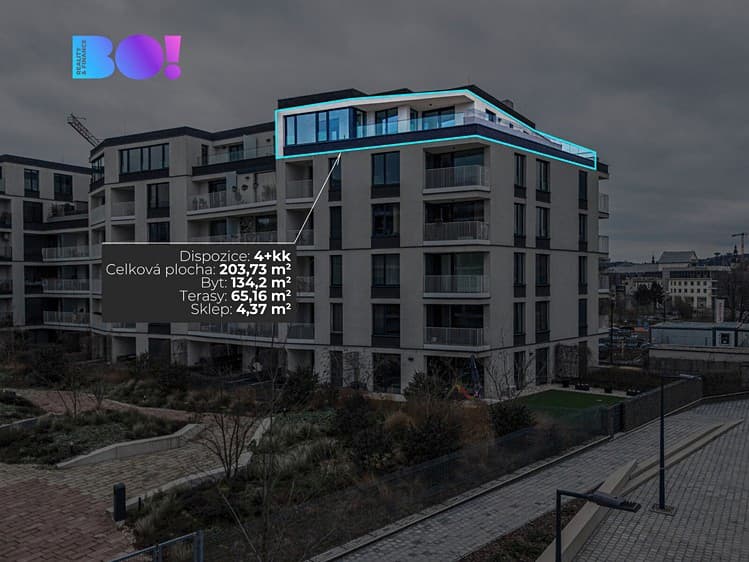 Pronájem kanceláře 203 m²