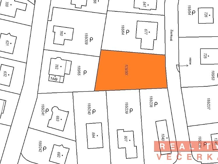 Prodej stavebního pozemku 898 m²