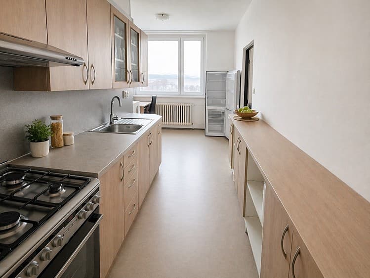 Pronájem bytu 2+1 55 m² (Jednopodlažní)