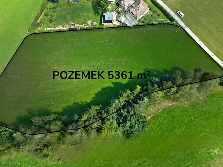 Prodej stavebního pozemku 5 361 m²