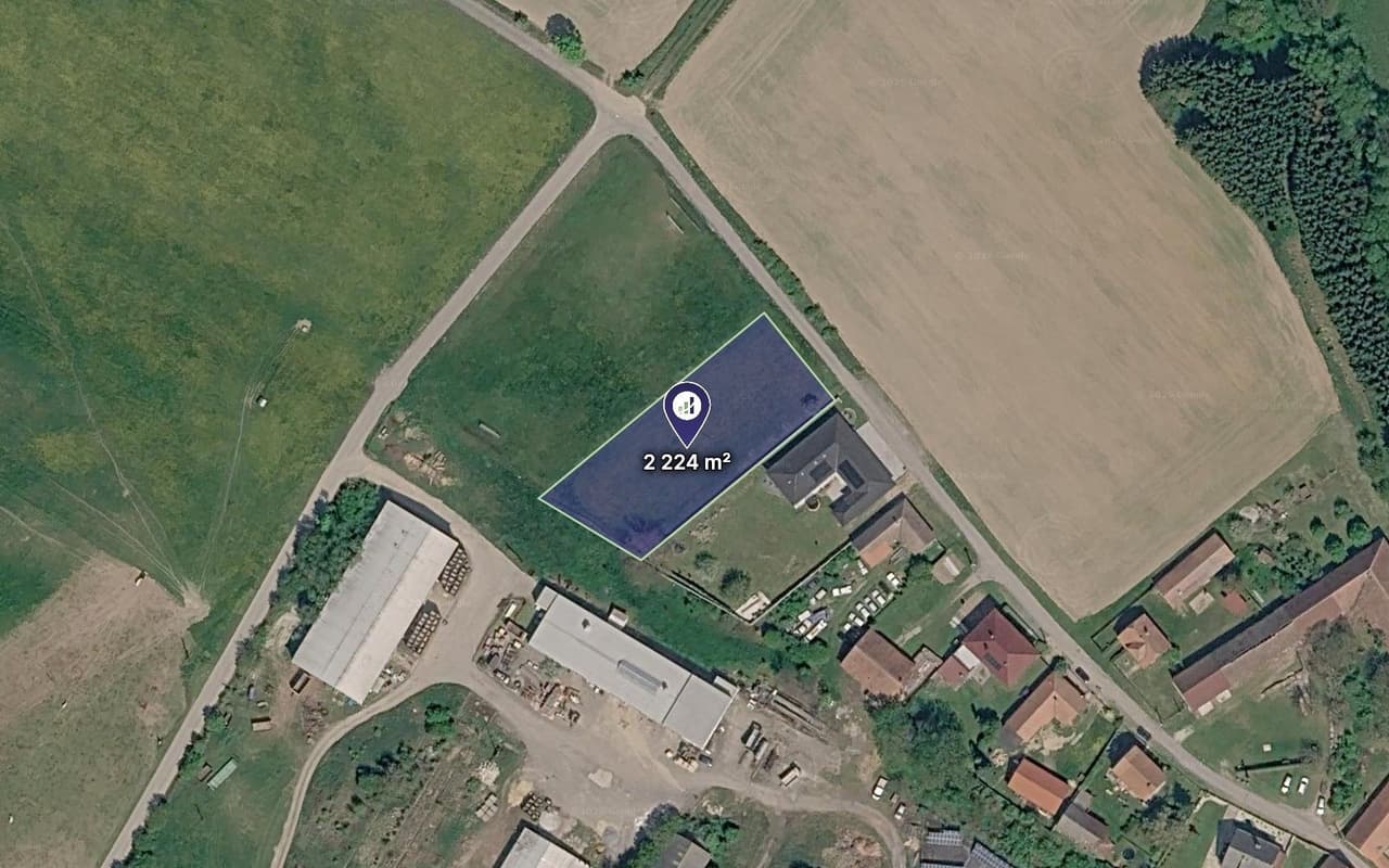 Prodej pozemku 1112 m²