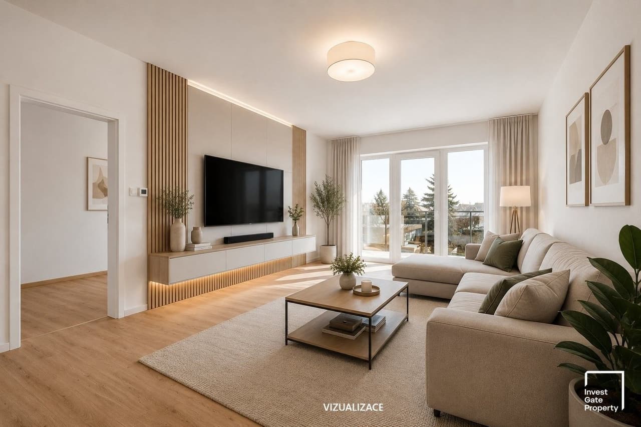 Prodej bytu 3+kk 48 m²