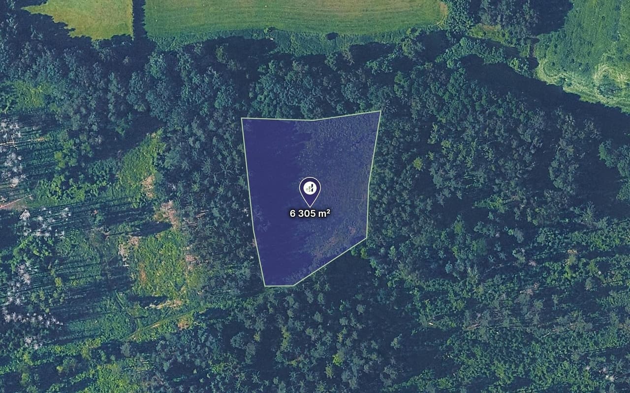 Prodej pozemku 6305 m²