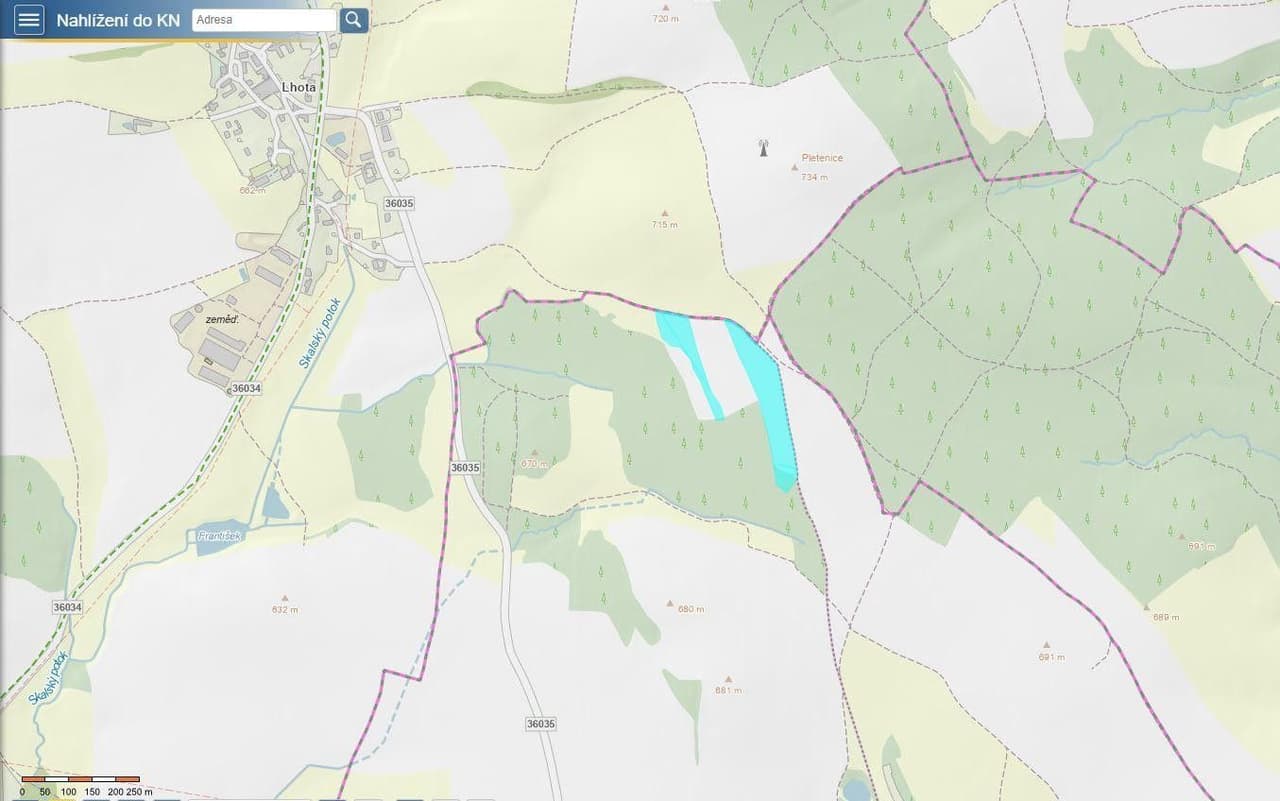 Prodej pozemku 25880 m²