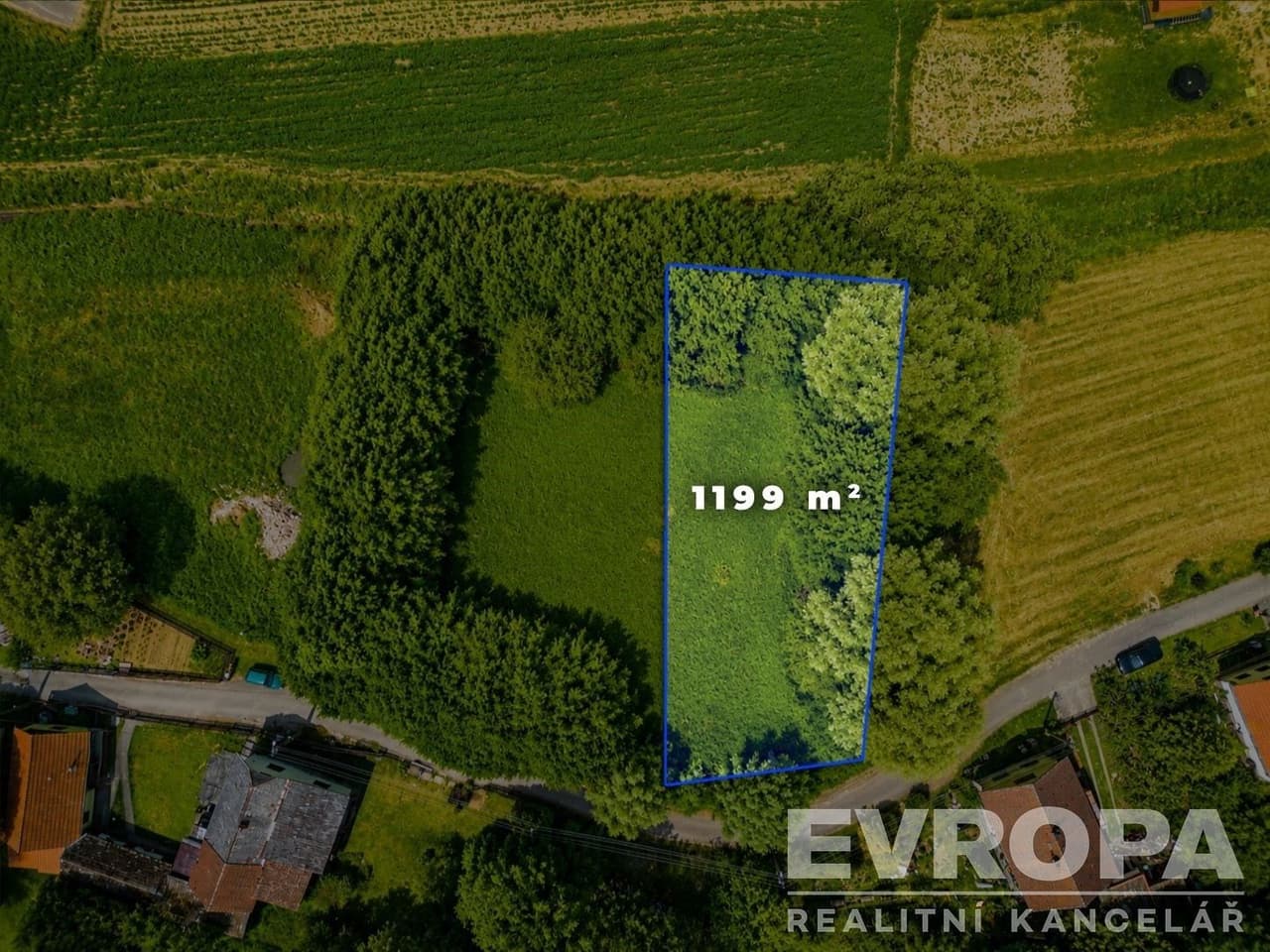 Prodej pozemku 1199 m²