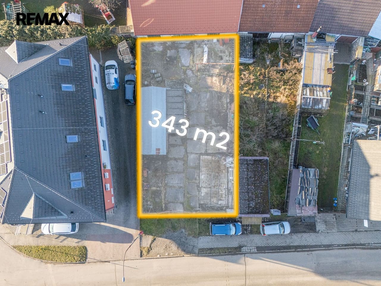 Prodej pozemku 343 m²