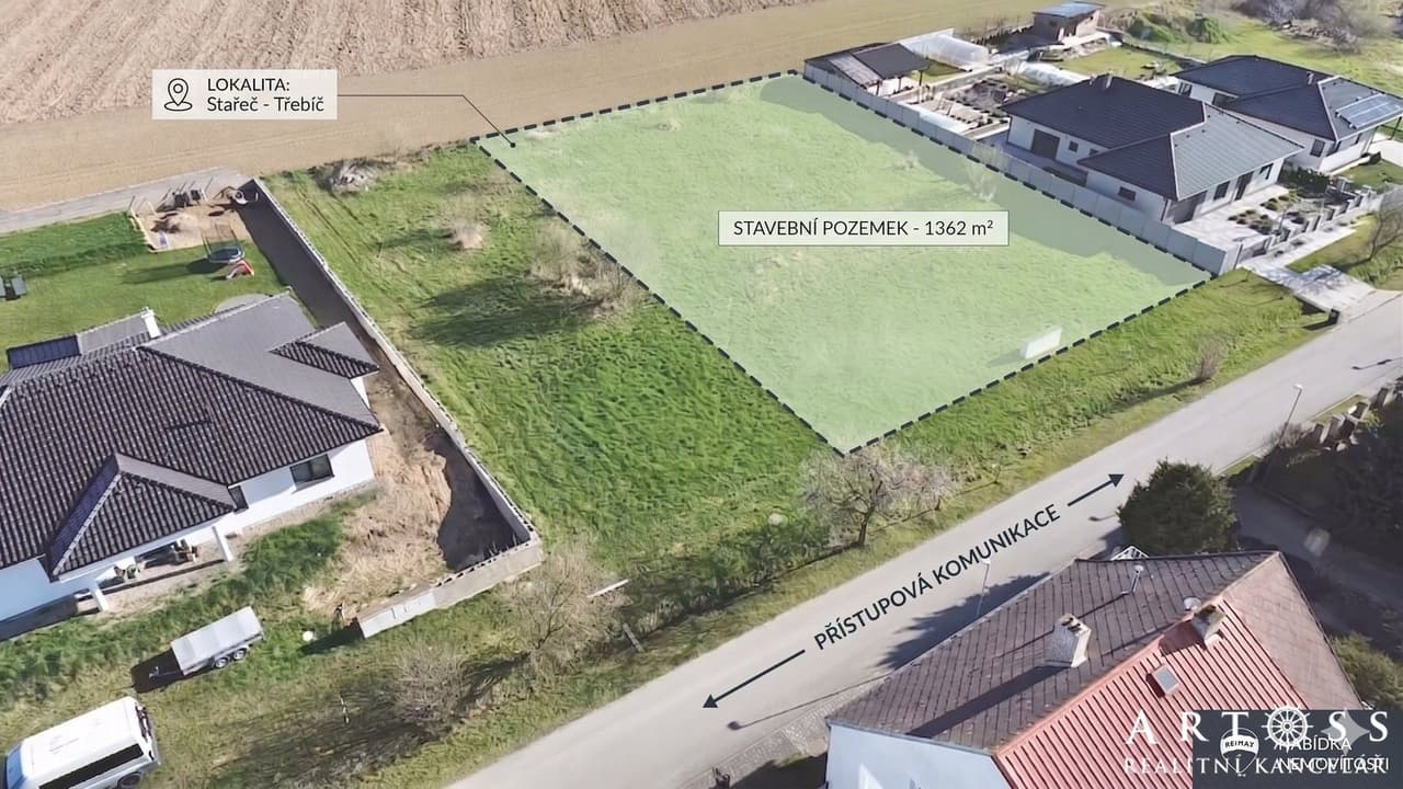 Prodej pozemku 1362 m²