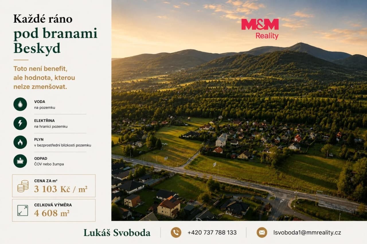 Prodej pozemku 4608 m²