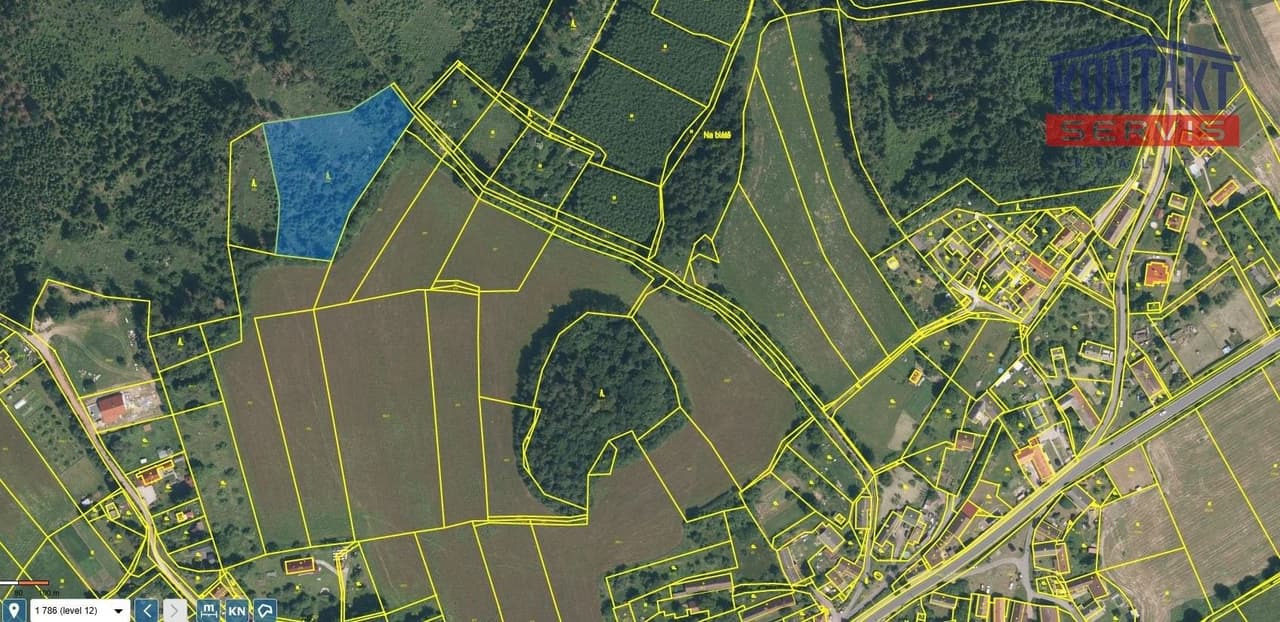 Prodej pozemku 6402 m²
