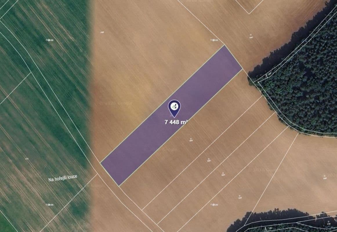 Prodej pozemku 7448 m²
