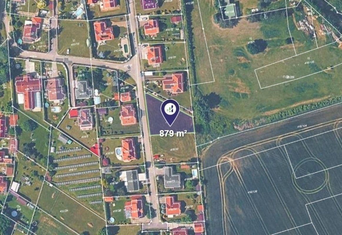 Prodej pozemku 879 m²