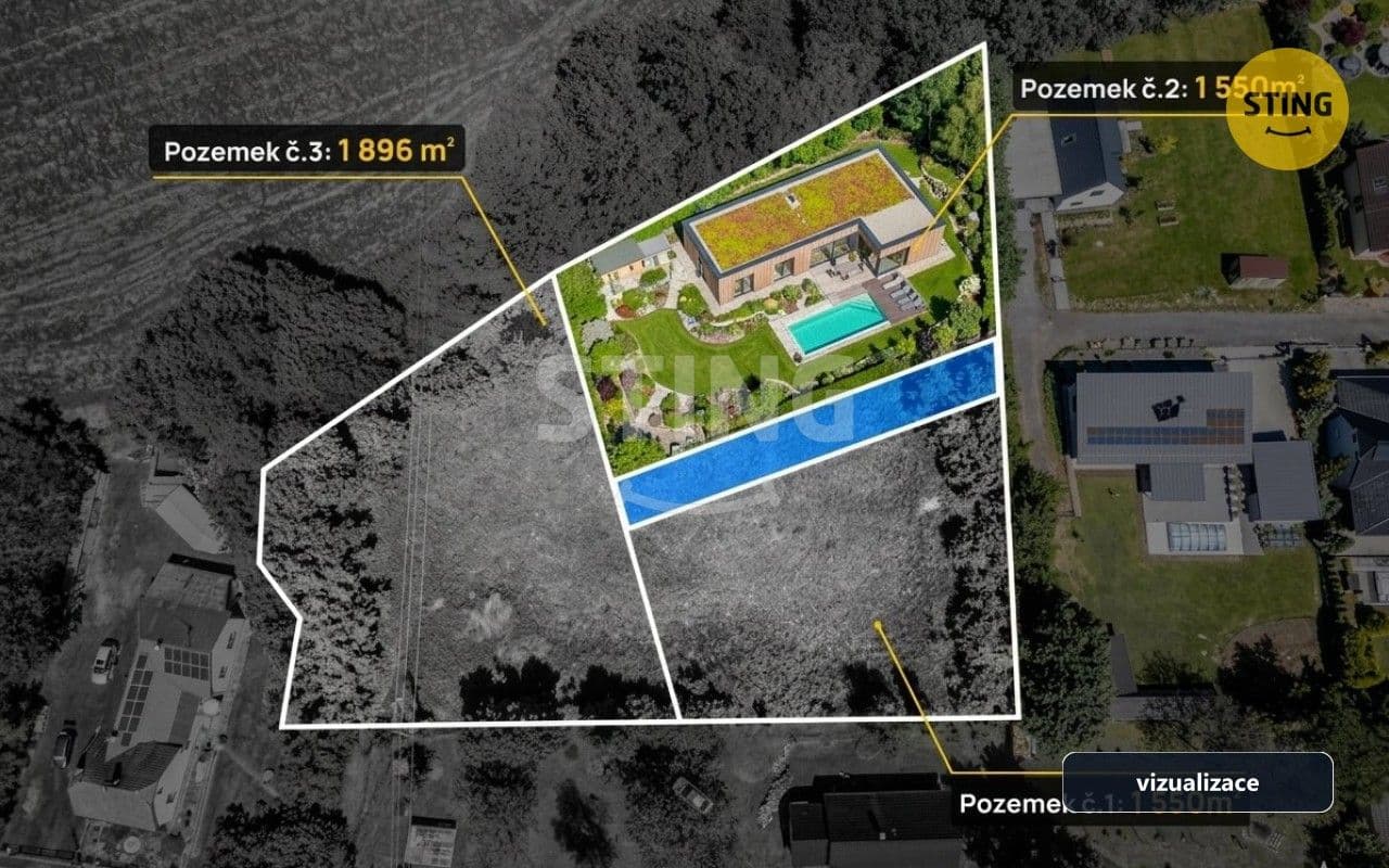Prodej pozemku 1550 m²