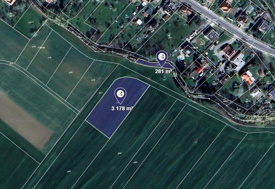 Prodej pozemku 865 m²