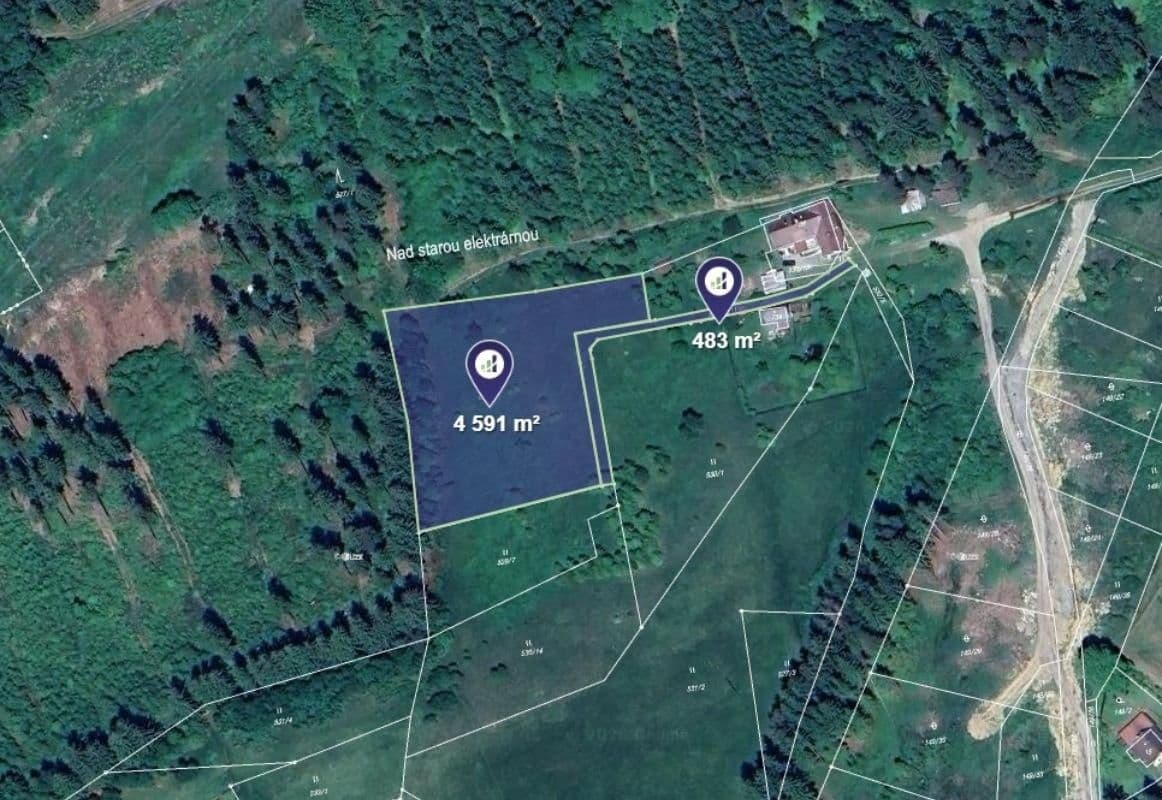 Prodej pozemku 4752 m²