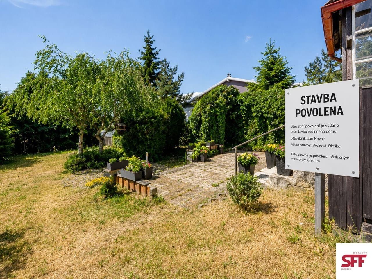 Prodej pozemku 857 m²