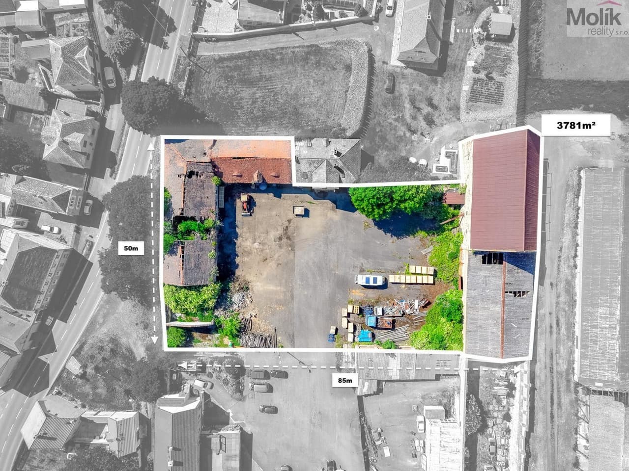 Prodej komerčního prostoru 1415 m²