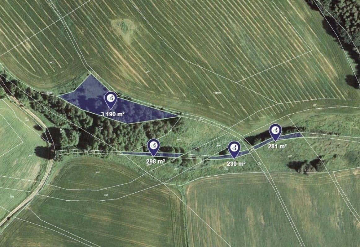 Prodej pozemku 3999 m²