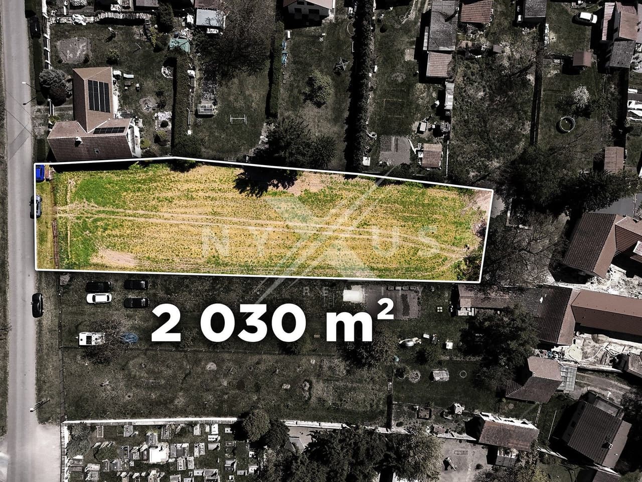 Prodej pozemku 2030 m²