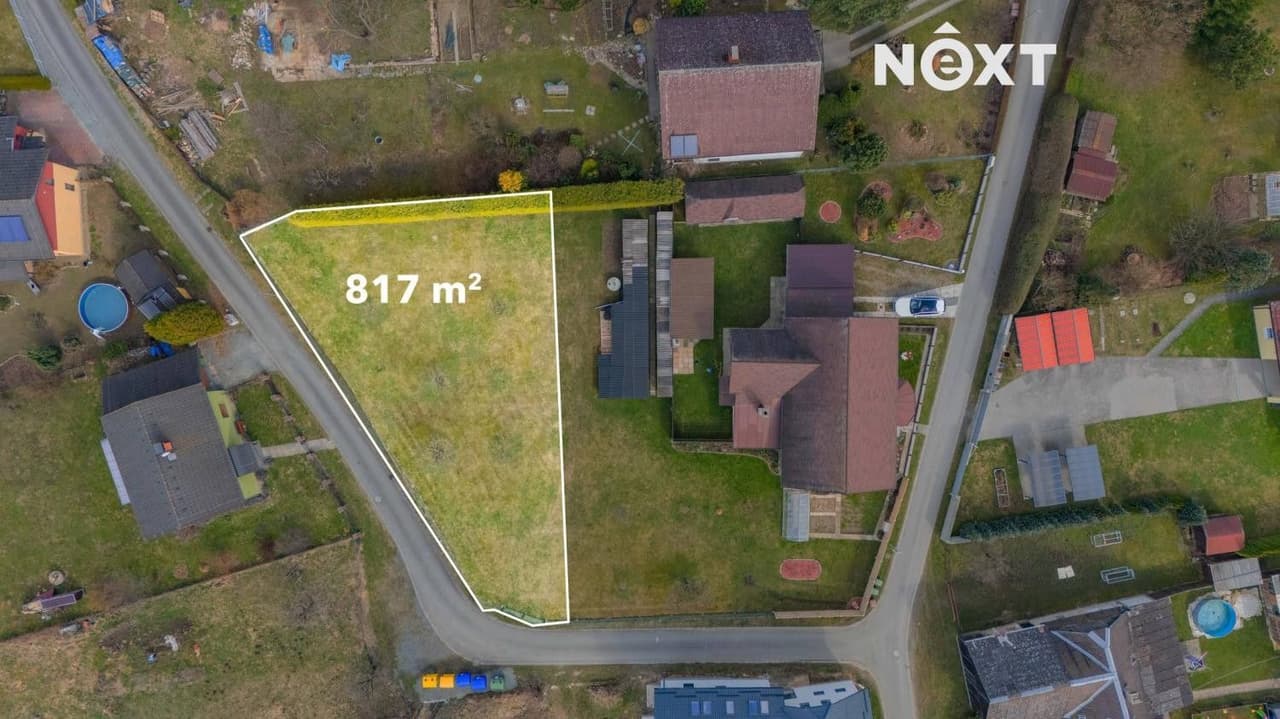 Prodej pozemku 817 m²