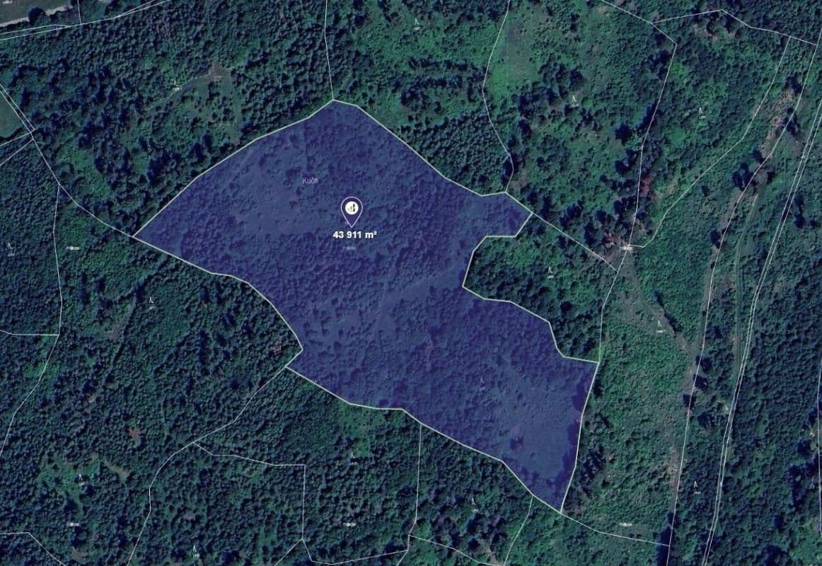 Prodej pozemku 43911 m²