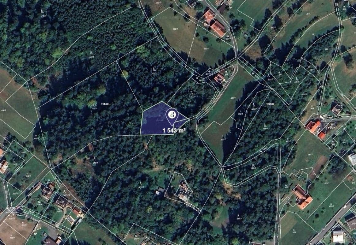 Prodej pozemku 1646 m²