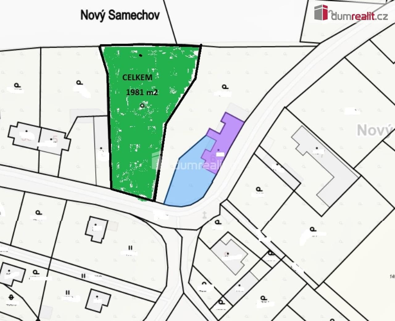 Prodej pozemku 1980 m²