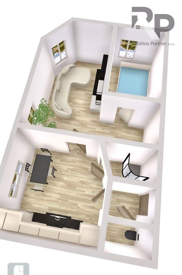 Prodej bytu 2+1 49 m²