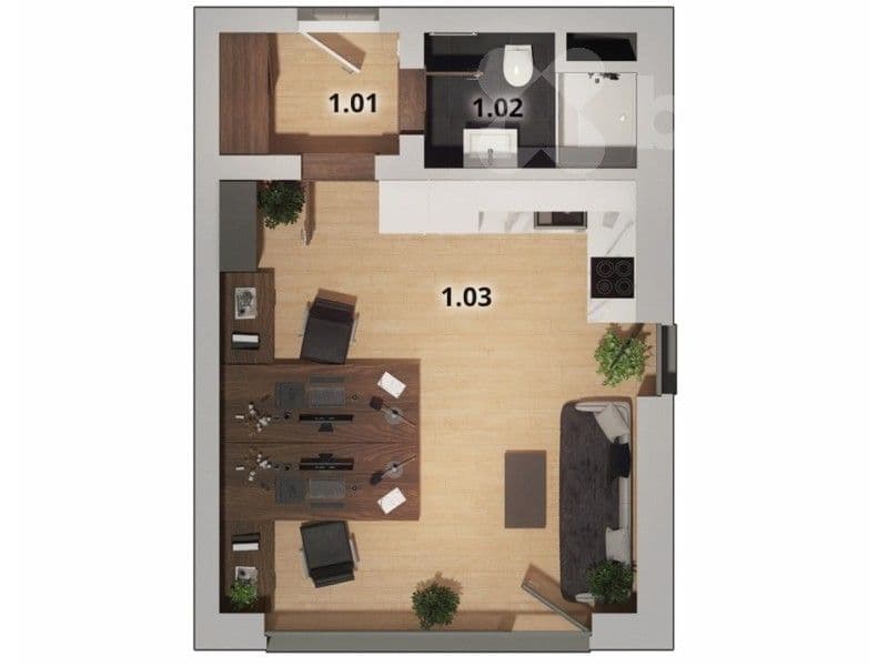 Prodej komerčního prostoru 36 m²