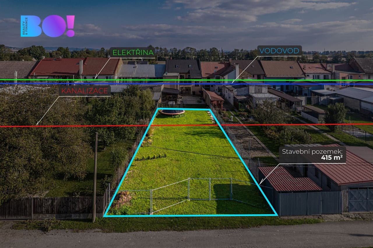 Prodej pozemku 415 m²