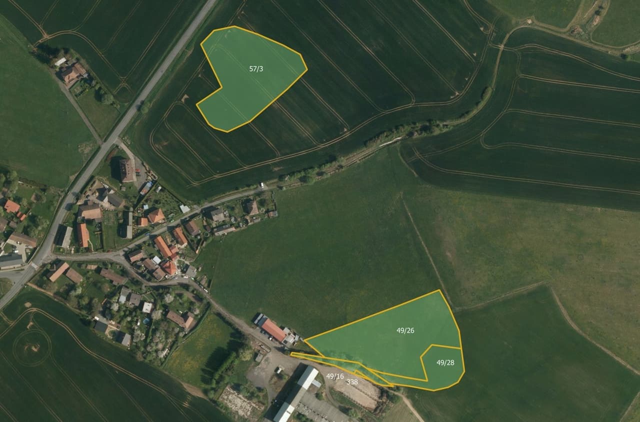 Prodej pozemku 41424 m²
