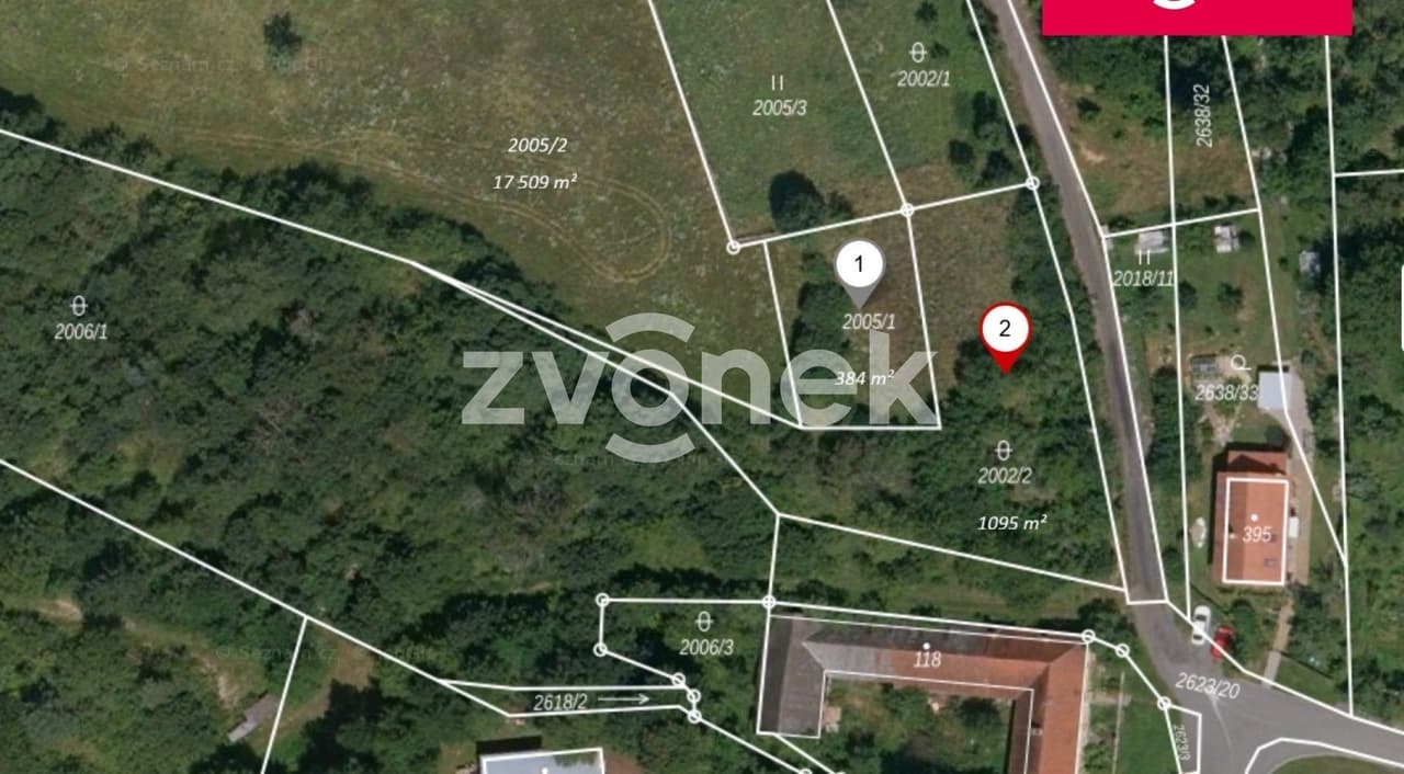 Prodej pozemku 1479 m²