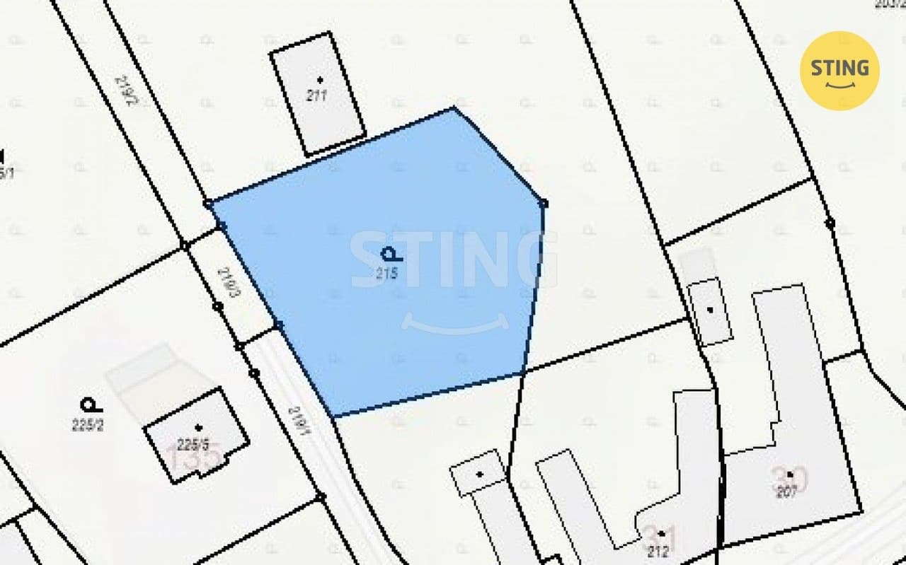 Prodej pozemku 1169 m²