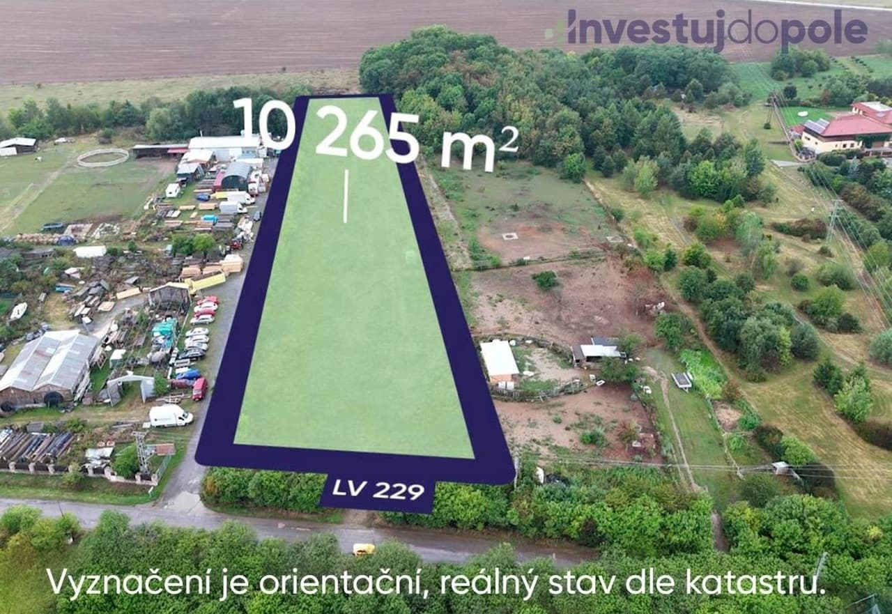 Prodej pozemku 10265 m²
