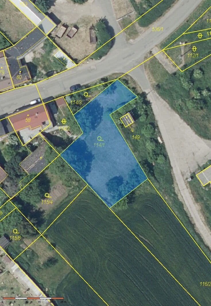 Prodej pozemku 944 m²