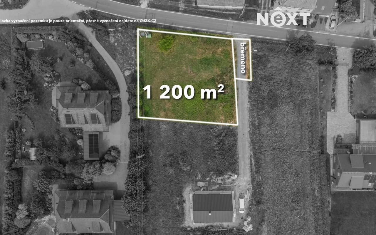 Prodej pozemku 1200 m²