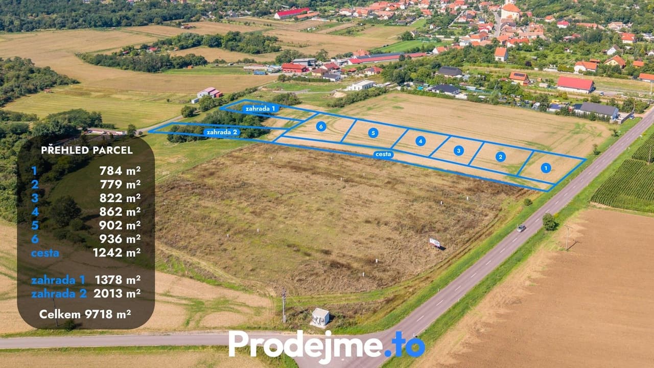 Prodej pozemku 9718 m²