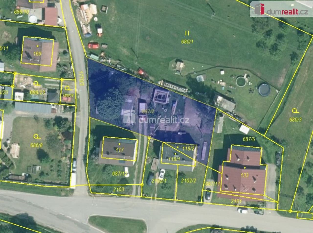 Prodej pozemku 964 m²
