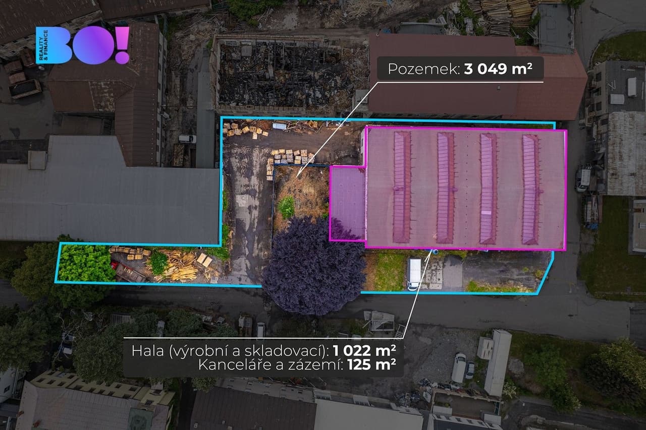Prodej komerčního prostoru 1147 m²