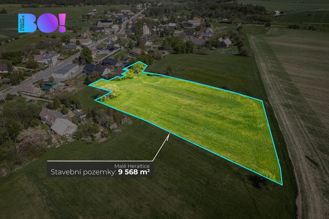 Prodej pozemku 9568 m²
