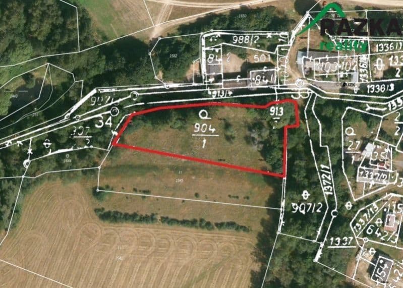 Prodej pozemku 3343 m²